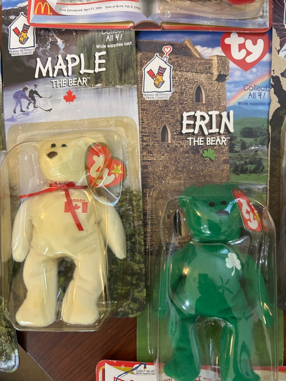 Ty Vintage International Bears Collectible Toy Pack Bundle NIB Y2K - Picture 8 of 13